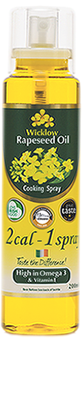 2 Cal Cooking Spray - Wicklow Rapeseed Oil - 200ml