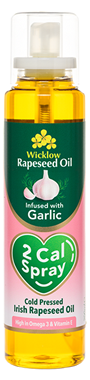 2 Cal Spray Wicklow Rapeseed Oil Infused with Garlic 200ml