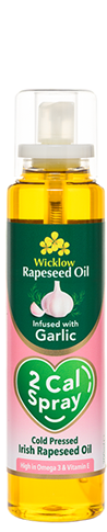 2 Cal Spray Wicklow Rapeseed Oil Infused with Garlic 200ml